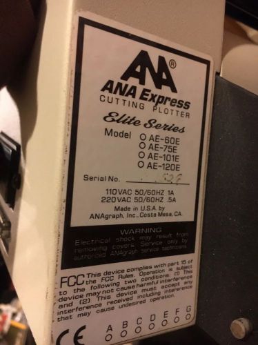 ANA Express Cutting Plotter