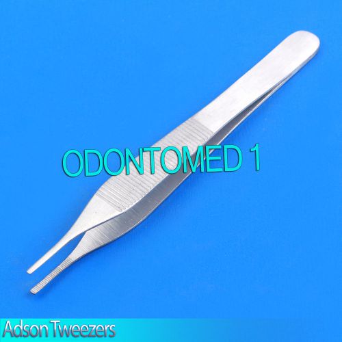 Adson Tissue Forceps Surgical Thumb Forceps Tweezers Serrated Tip 12CM