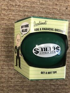 NEW ACCOUTREMENTS WALL STREET GURU FINANCIAL MAGIC EIGHT BALL 8 NIB 2008 PSYCHIC