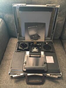 WORKING VINTAGE BELL &amp; HOWELL COMMUTER II MICROFISH READER PROJECTOR