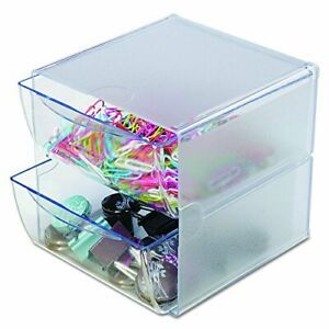 Stackable Cube Organizer 2 Drawers