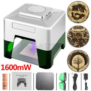 1600MW Mini Laser Engraving Carver Machine bluetooth Engraver DIY Logo Printer