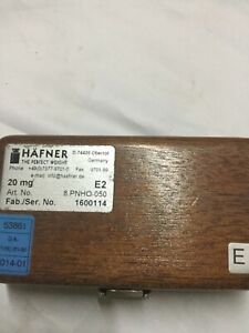HAFNER calibration weight 20 mg E2