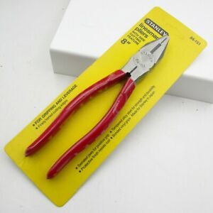 Vintage Stanley 84-151 8&#034; Lineman Pliers W/Side Cutter  PKG Date 1986 Japan Made