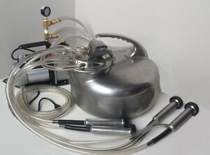 Portable COMPLETE MILKING MACHINE-COW-GOAT-SHEEP-NEW 1/3 HP VACUUM PUMP