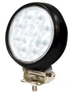 Grote 63561 Black 4&#034; Round Utility Light (Hardwire, Spot with Rubber Housing)