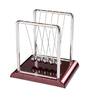 Cradle Newton  Physics Desk Balance Balls Science Pendulum Toy Steel