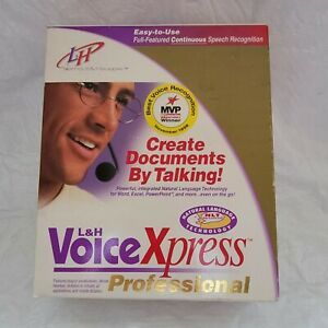 L&amp;H VOICE XPRESS PROFESSIONAL Version 2 (Say it, watch it while it types) NEW