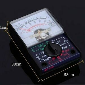 AC/DC 1000V250mA Analog Multimeter Tester Ammeter MF-110A Ohmmeter Replacement