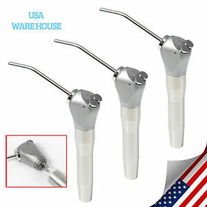 3 PCS Dental 3/ Triple Way Air Water Spray Syringe Handpiece + Nozzles Tips Sale