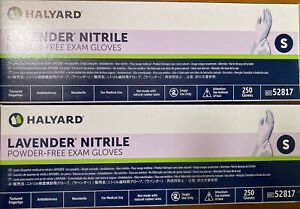 Halyard purple nitrile gloves Small 250x2 Packs (500 gloves)