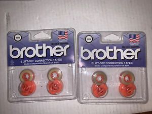 2 Brother Lift-Off Correction Tape 3010 2-Pack