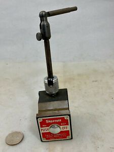 LS STARRETT 657 MAGNETIC BASE For Dial Indicator, + Arm, NO RESERVE!