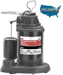 Submersible Sump Pump 1/# HP, 3600 GPH ACE 48557 - NEW - SHIPS FREE IN USA