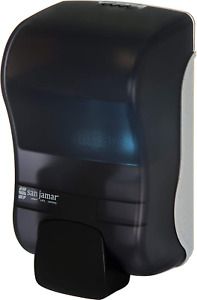 San Jamar SF900TBK SF900 Rely Manual Foam Soap Dispenser, 825 mL, Black Pearl