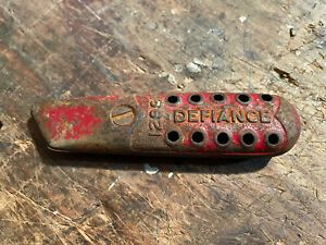 Vintage Stanley Defiance 1299 Fixed Blade Utility Knife Box Cutter Made in USA
