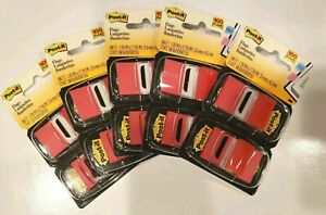 Post-it Flags Tape Flags in Dispenser, Red, 100 Flags/ 5 Dispensers (MMM680RD2)