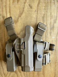 Blackhawk Serpa Tactical Military Police Pistol Holster Beretta 92 96 M9 Desert