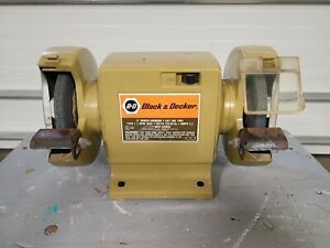 B&amp;D Black &amp; Decker 5&#034; Bench Grinder Cat. No. 7901 *Very Good Condition*
