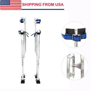 Silver 24-40 Inch Drywall Stilts Aluminum Tool Stilt For Painting Painter Taping