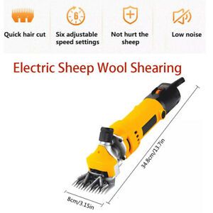 Goat Sheep Wool Scissor 6 Gears Electric 13 Teeth 1000W Adjustment Shave Machine