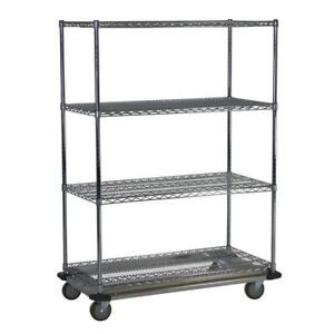 TECHNIBILT SHELVING SYSTEMS MD855CH MD Unit,w/Casters,5-Shelf,18x48x81