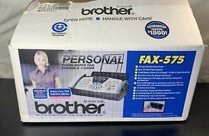 Brother FAX-575 Personal Fax with Phone Copier Manual Excellent Tested!