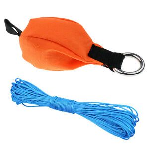 250g/8.8 oz Climbing Arborist Throw Weight Bag + 15m Throw Line