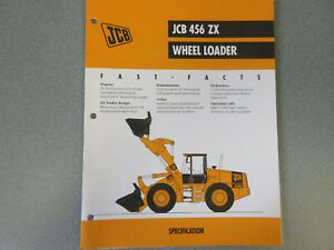 JCB 456 ZX Wheel Loader Brochure 6 Page