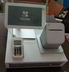Clover P100 point of sale system with cash drawer