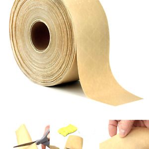 Reinforced Gummed Kraft Paper Packing Tape, 2.75 Inches x 375 Feet | Water Ac...