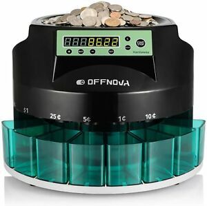 Coin Sorter Counter Machine Electric Automatic Digital LED Counting US Coins