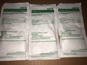 Kay 5 Sanitizer/Cleaner for Fountain Machine, Coke, Bunn, Granita Cleanser- 3PK