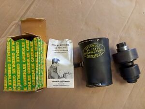 Greenlee No.737BB Knock Out Punch Set with Pouch &amp; Manual / Free Shipping