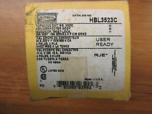 NEW... Hubbell Connector Body 4P, 20A, 250V, Cat# HBL3523C ... VL-64