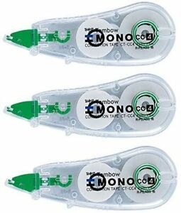 Tombow MONO Correction Tape 5MM 3 Pack KCB-325 From Japan