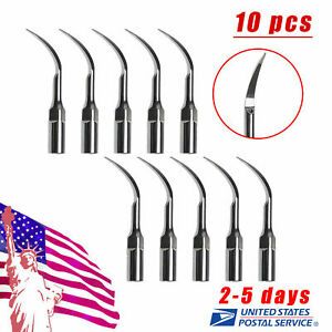 10X SKYSEA Dental Ultrasonic Scaler Perio Scaling Tips Fit EMS Handpiece #P1