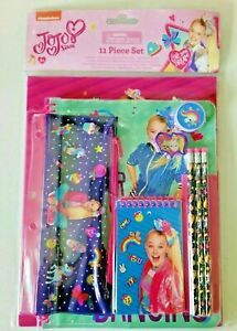 JOJO SIWA 11 Piece BACK TO SCHOOL Stationary Set  NICKELODEON  BRAND NEW
