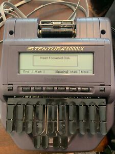 Stentura 8000LX Stenograph Court Reporting Steno Machine w tripod Kit