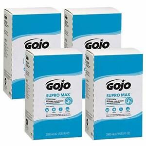 GOJO 7272 SUPRO MAX Hand Cleaner, 2000 mL Heavy Duty Hand Cleaner Refill-4 Pack