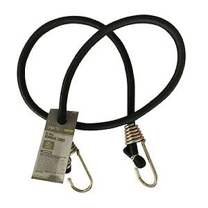 MM53 Bungee Cord, Heavy Duty, Black, 40-In. - Quantity 1