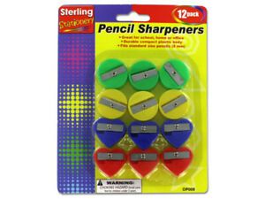 Fun shape pencil sharpeners - Pack of 48