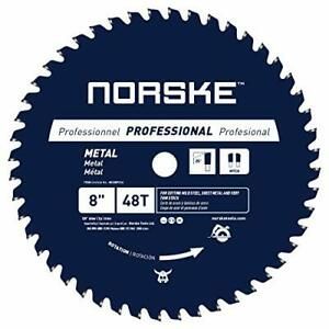 Norske Tools NCSBP214 8 inch 48T Metal Cutting Saw Blade For Steel Roofing Me...