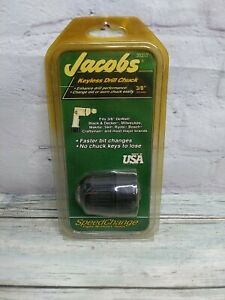 Jacobs Keyless Drill Chuck 3/8&#034; #30353 3/8&#034; 10mm Dewalt Makita Bosch Craftsman