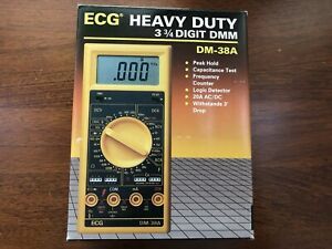HEAVY DUTY ECG DM-38A MULTIMETER