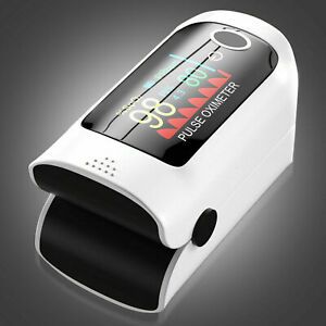 `Finger Pulse Oximeter Blood Oxygen Saturation Heart Rate Measuring SpO2 Monitor