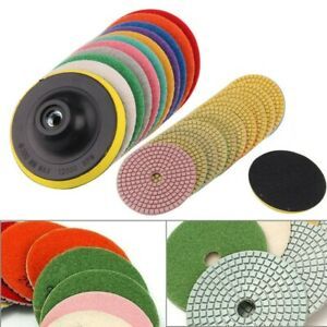 11pcs Set Diamond Polishing Disc 150 1500 2000 300 3000 4\&#034; For Polishing Marble