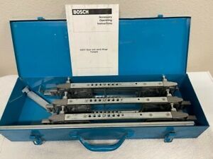 Vintage Bosch 83083 Deluxe Door and Jamb Hinge Template Kit, Pristine Condition!