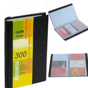 Professional Business Card Holder Organizer 300 Name Keeper Credit Book W7M1