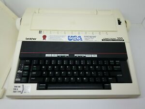 FOR PARTS/REPAIR Brother Correctronic 320 Electronic Portable Typewriter w/Cover